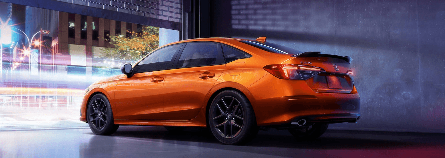 honda civic si coupe 2022 orange