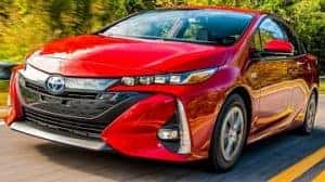 Exterior appearance of the 2021 Toyota Prius Prime available at Beaman Toyota