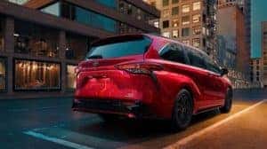 Exterior appearance of the 2021 Toyota Sienna available at Beaman Toyota