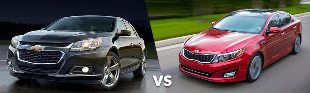Used Chevy Malibu vs. Used Kia Optima