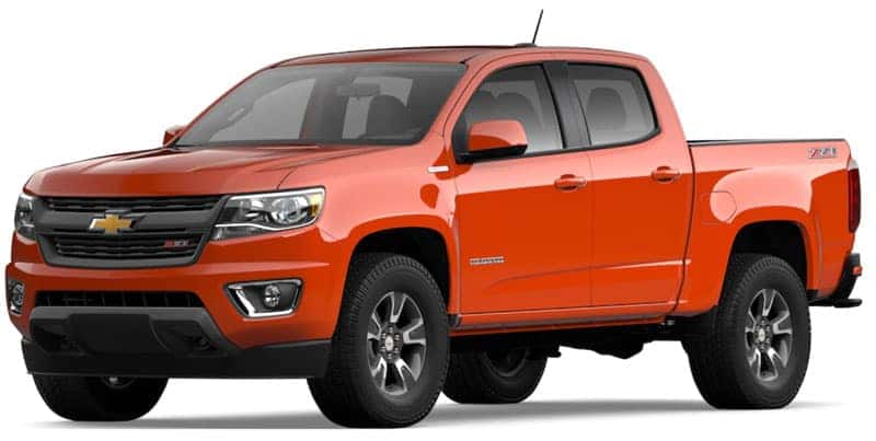 Specs for the 2020 Chevy Colorado