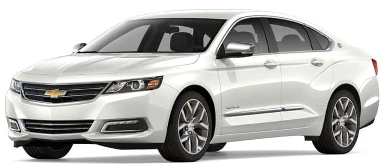 2020 Chevy Impala Trim Comparison
