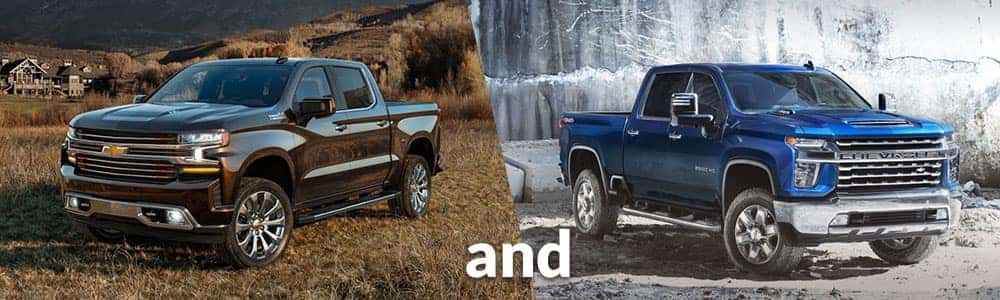 Differences between the 2020 Silverado 1500 and the 2020 Silverado 2500