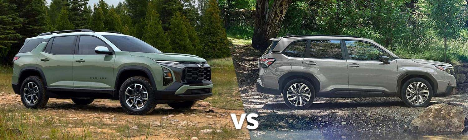 2025 Chevy Equinox vs. 2025 Subaru Forester