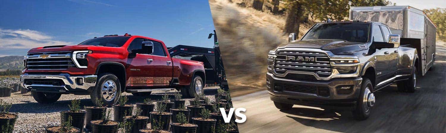 2025 Chevy Silverado 3500 vs 2025 Ram 3500