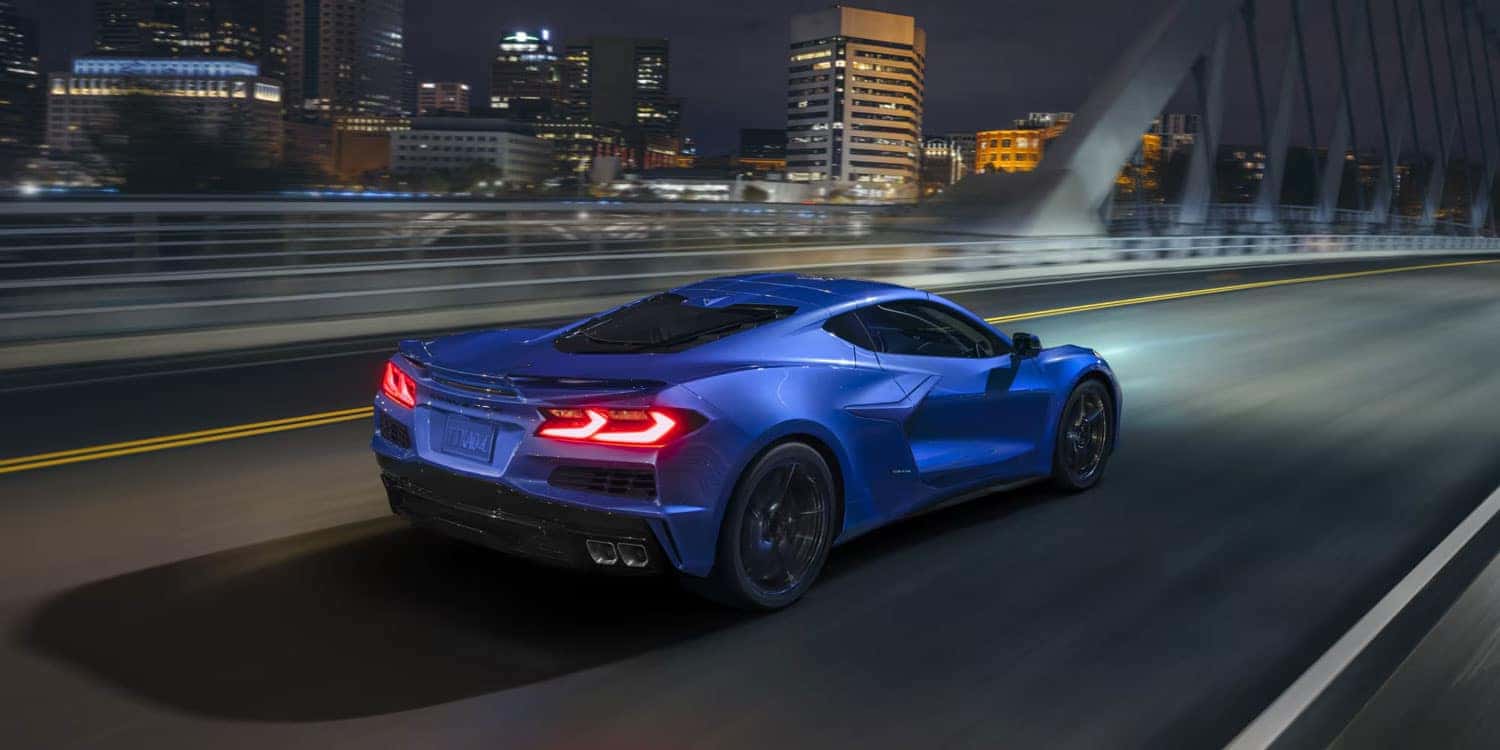 The 2025 Corvette E-Ray back
