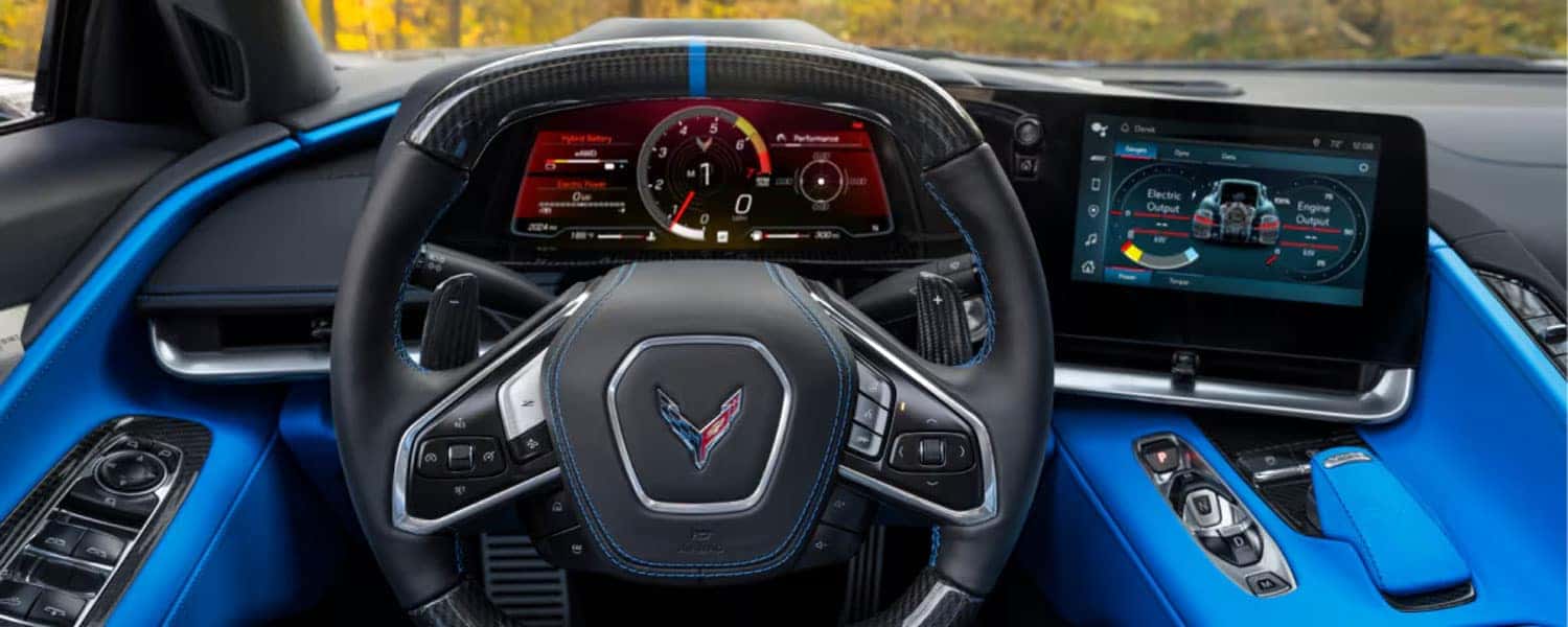 The 2025 Corvette E-Ray interior
