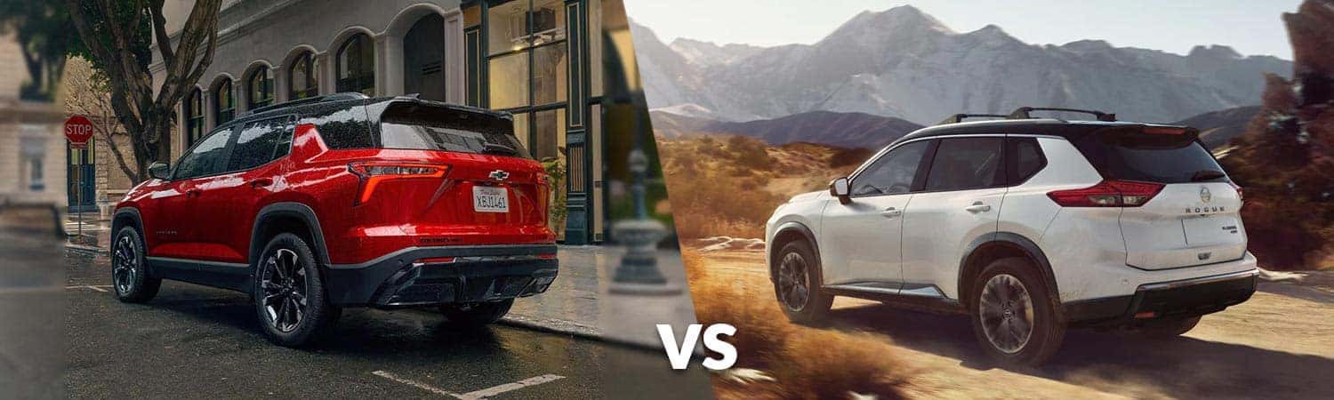 2026 Chevrolet Equinox vs. 2026 Nissan Rogue back