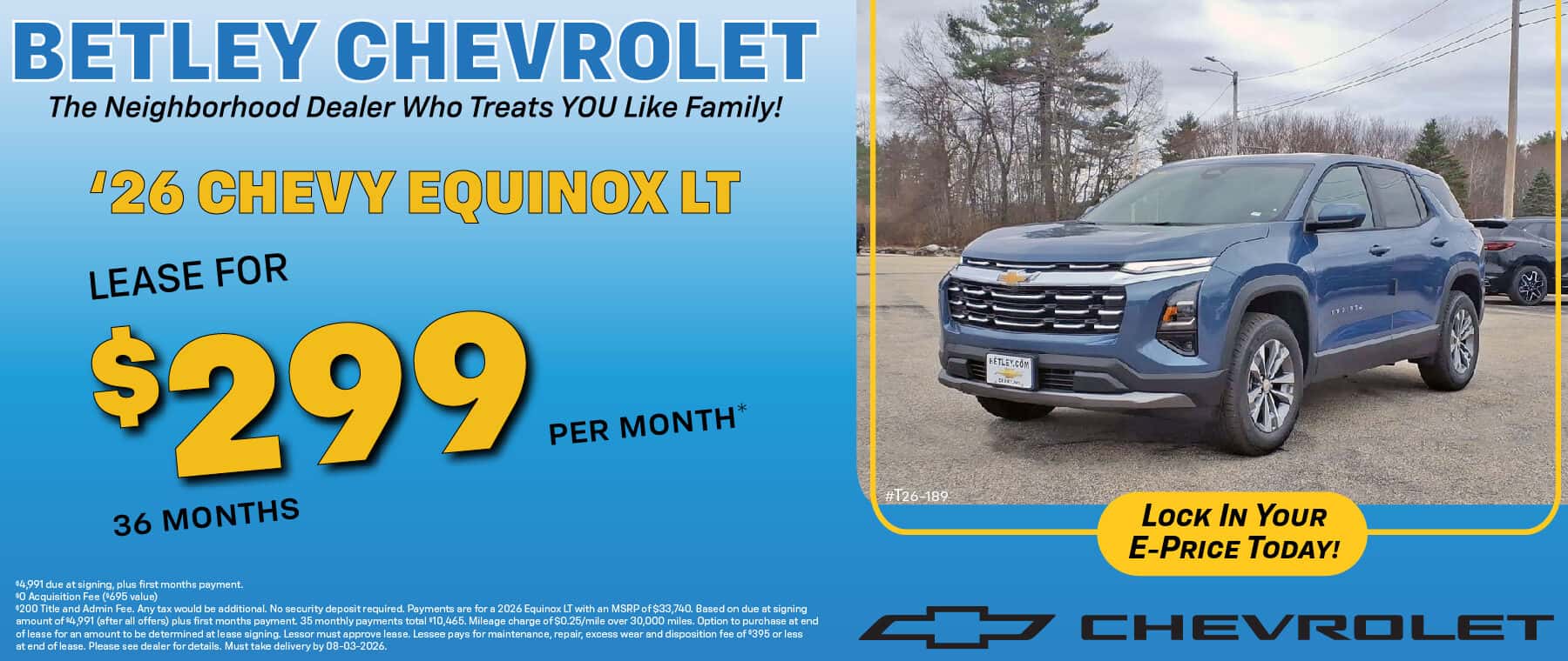 Equinox Lease