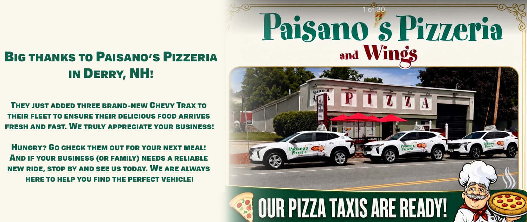 Pizza thanks