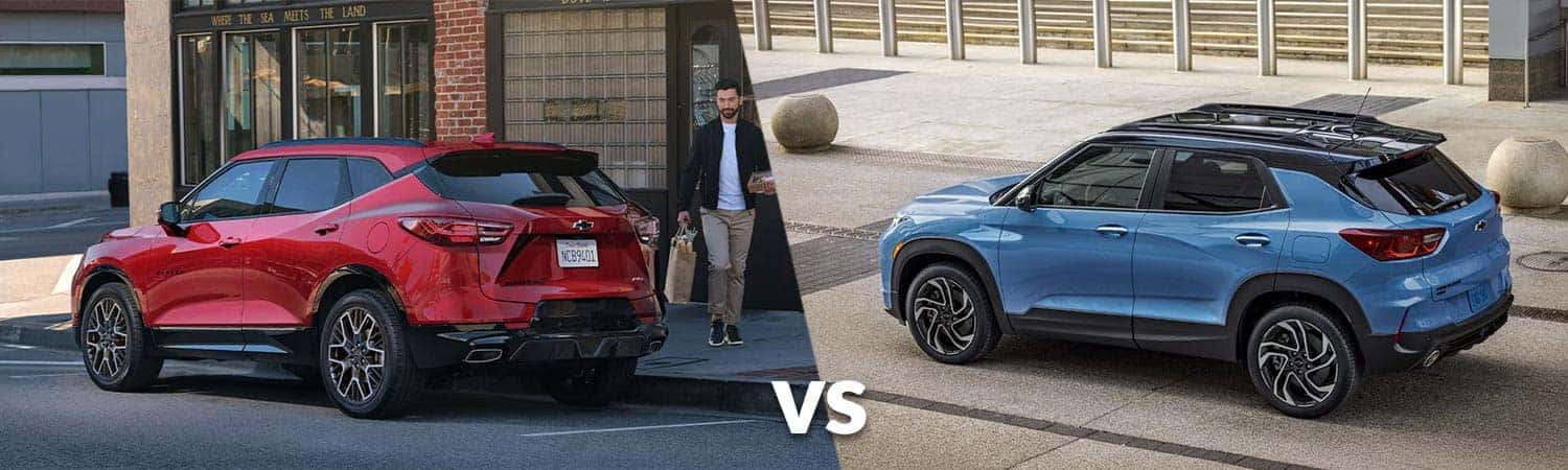 Chevrolet Blazer vs. Trailblazer back