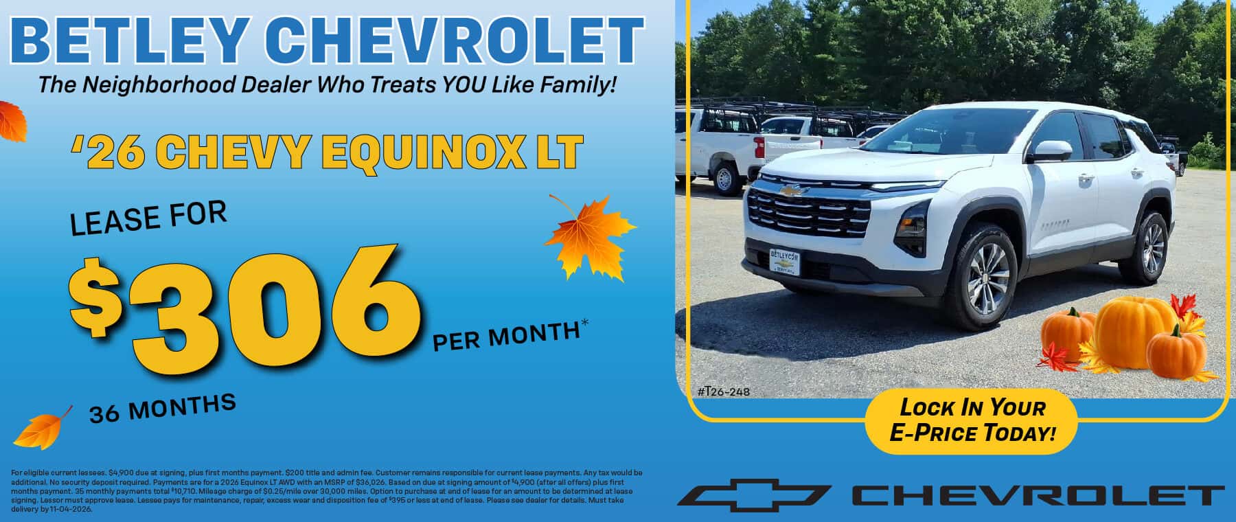 Equinox Lease
