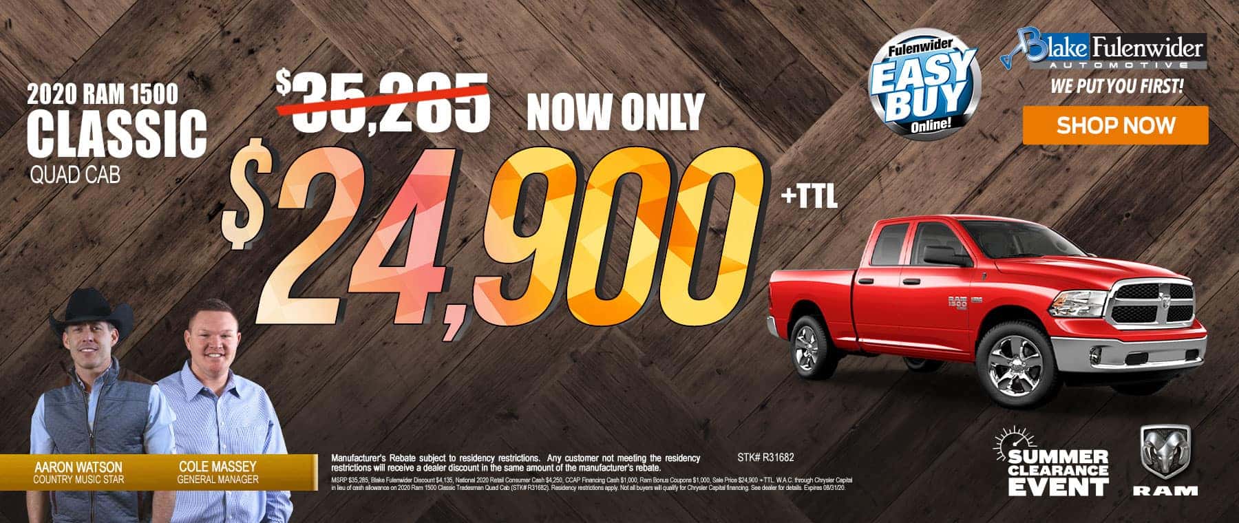 RAM Specials in Snyder, TX Blake Fulenwider Chrysler Dodge Jeep Ram