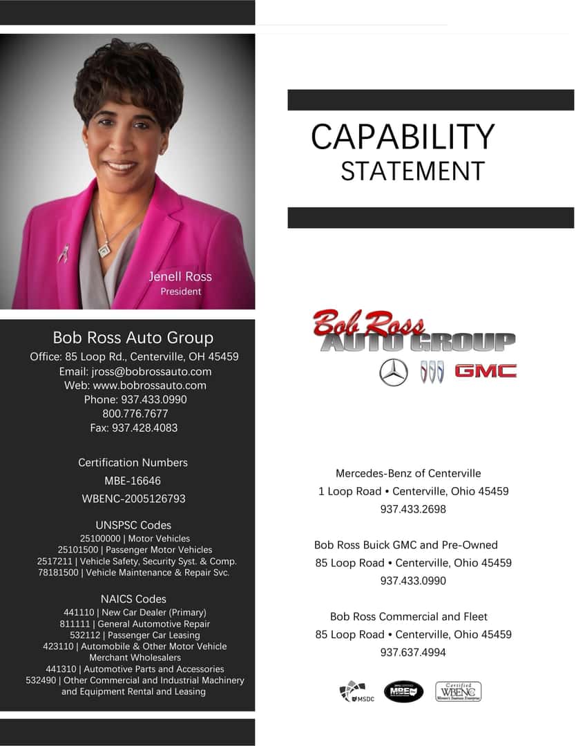 Bob Ross Buick GMC Capability Statement