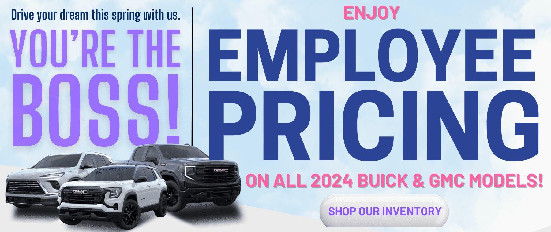 Employee Pricing on All 2024 Buick & GMC Models | Bob Ross Buick GMC