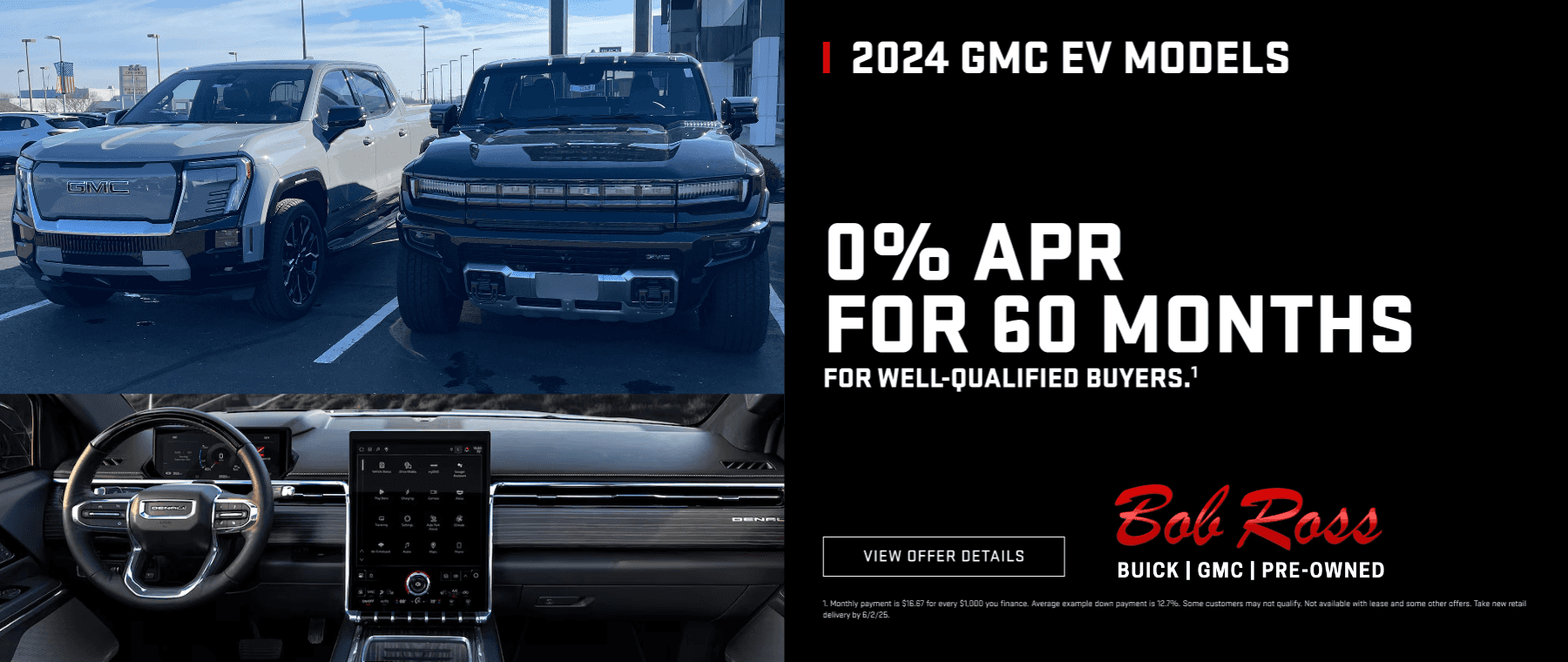 0% APR FOR 60 MONTHS for well-qualified buyers.1