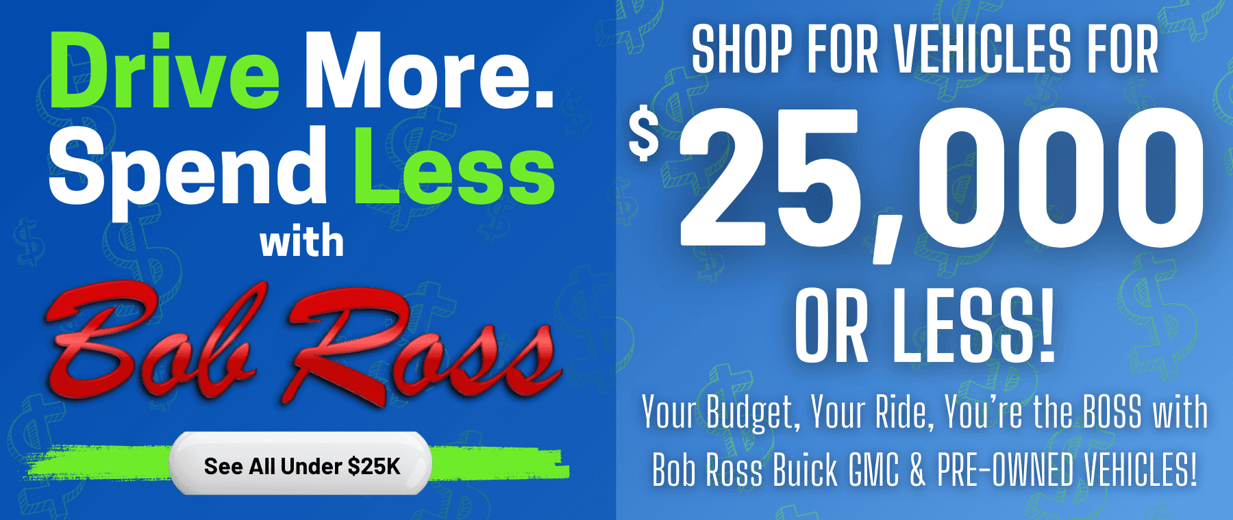 Shop Quality Vehicles Under $25,000 | Bob Ross Buick GMC Pre-Owned