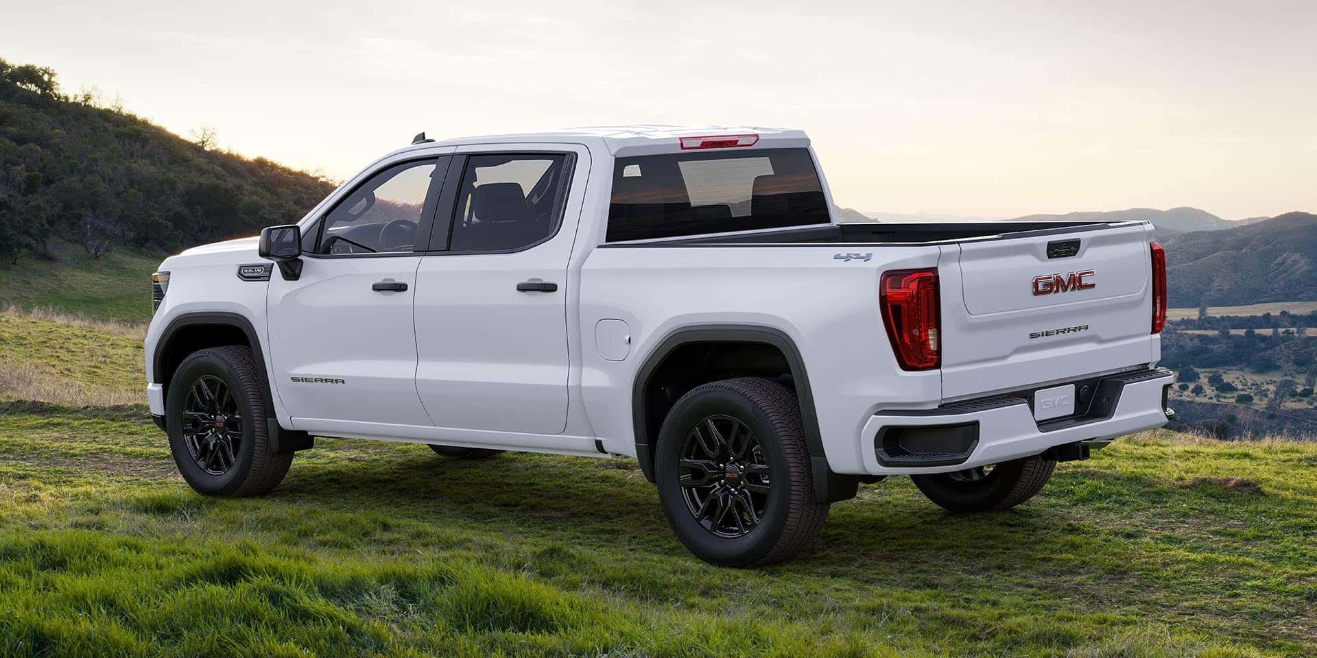 2025 white sierra 1500 on grass