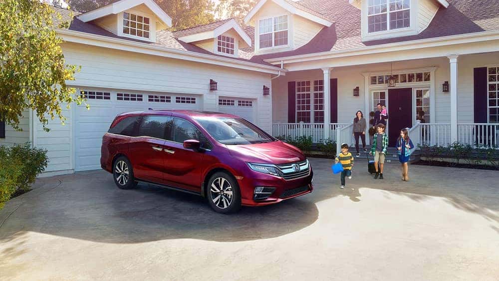 2019 Honda Odyssey In Driveway