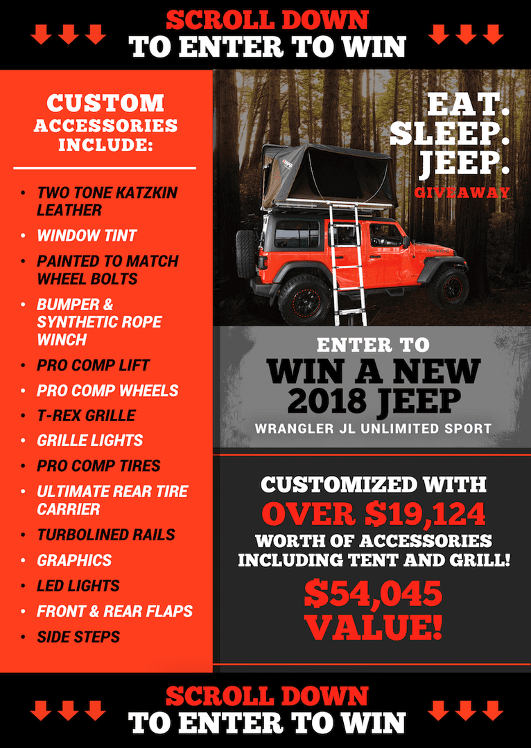 EAT SLEEP JEEP Giveaway | Dave Smith CDA