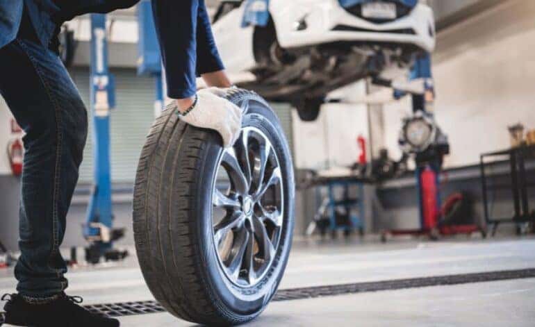 Image showcasing Volkswagen Tire Replacement Services | VW Tire Service