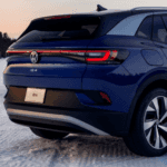Volkswagen vehicle parked in winter setting
