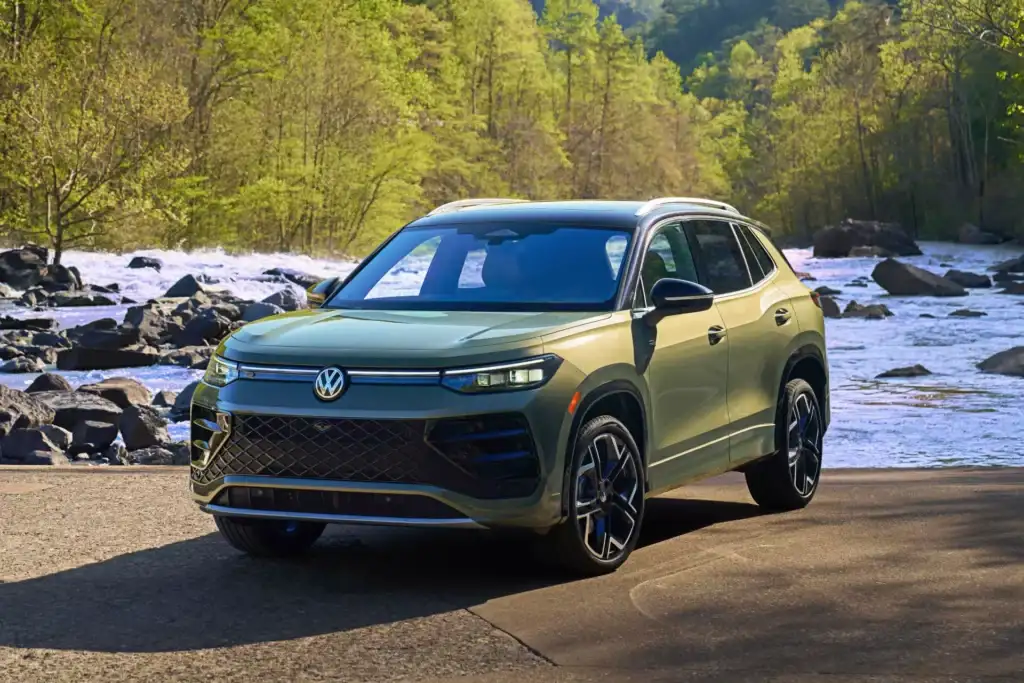 2026 Volkswagen Tiguan parked in nature