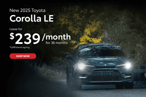 New 2025 Corolla LE 