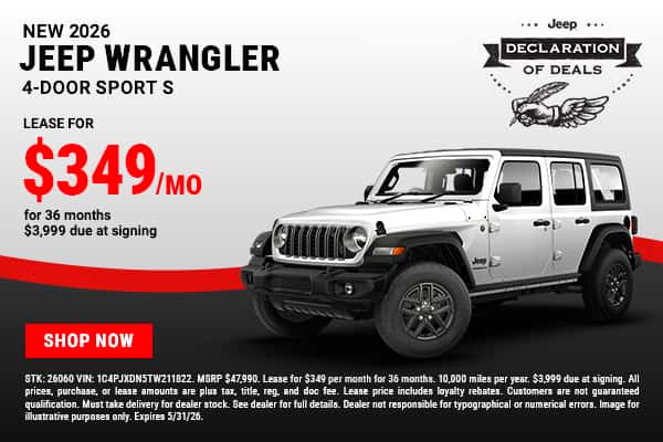 2026 Jeep Wrangler Sport S