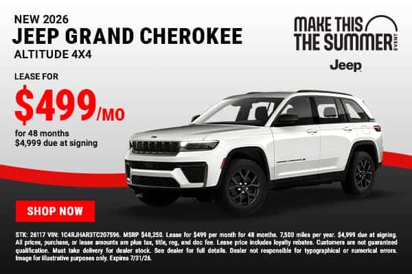 New 2026 Jeep Grand Cherokee Altitude 4x4