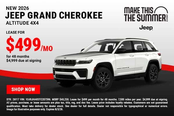 New 2026 Jeep Grand Cherokee Altitude 4x4