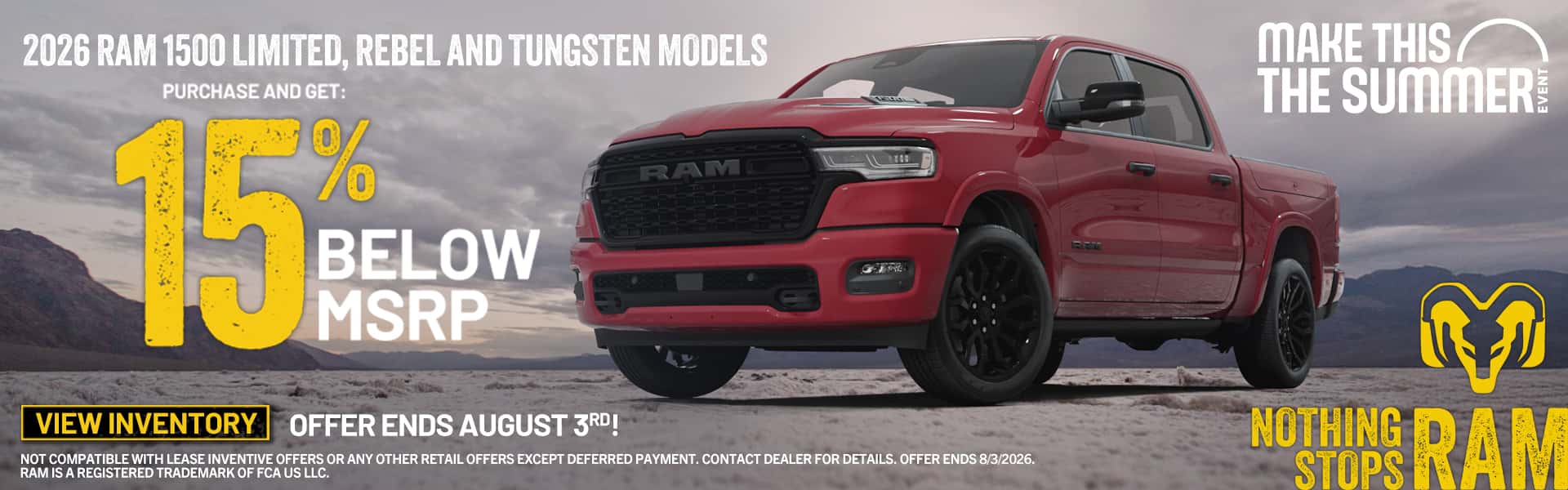 2026 RAM 15% Off