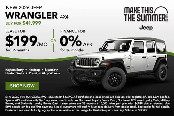 2026 Wrangler 4x4