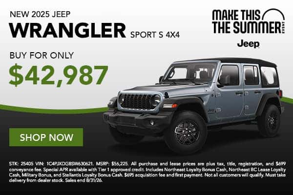 2025 Jeep Wrangler Sport S 4x4