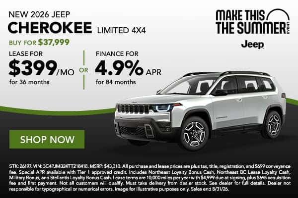 2026 Jeep Cherokee Limited 4x4
