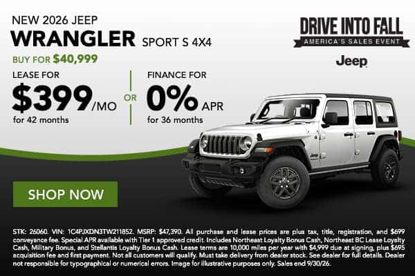 2026 Jeep Wrangler Sport S 4x4