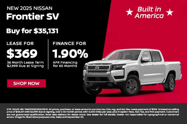 2025 Nissan Frontier SV 4WD