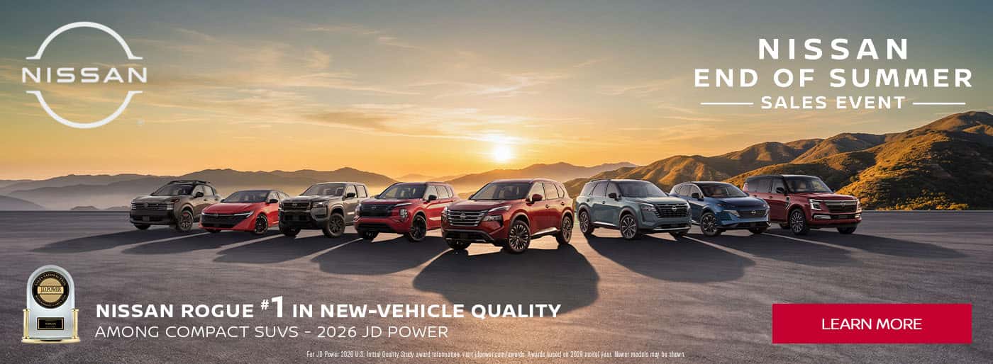 2026 Nissan End of Summer Sales event banner