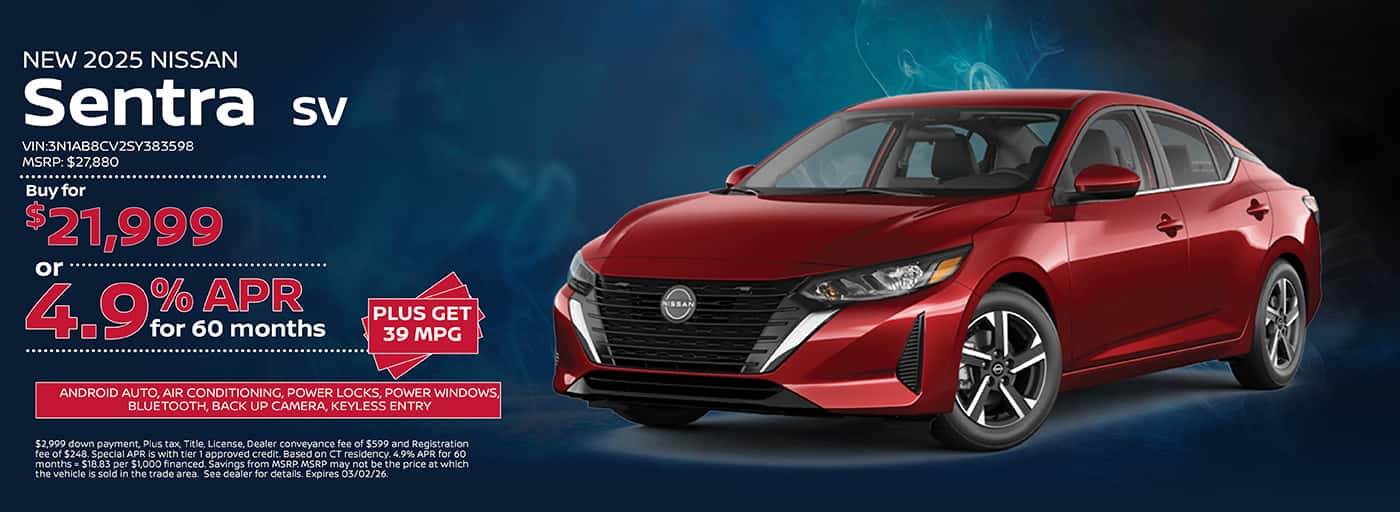 New Vehicle Specials | Executive Nissan