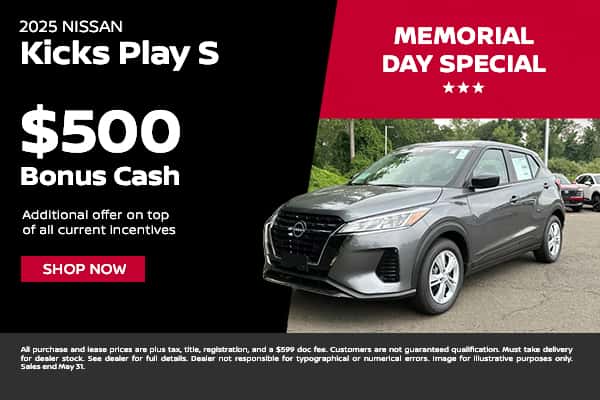 2025 Kicks Play S Bonus Cash
