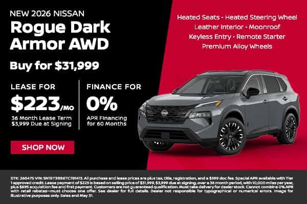 2026 Rogue Dark Armor AWD