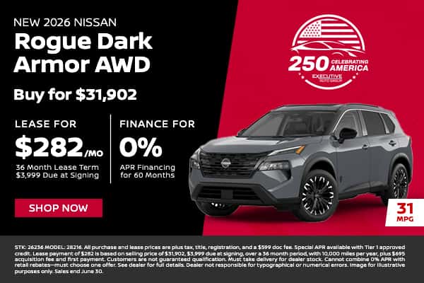 2026 Rogue Dark Armor AWD