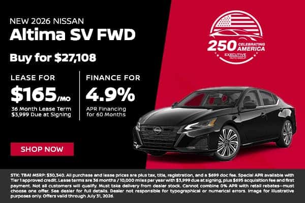 2026 Nissan Altima SV FWD