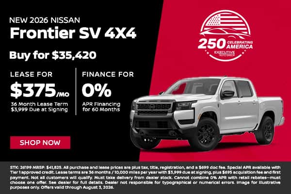 2026 Nissan Frontier SV 4x4