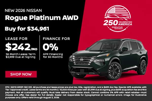 2026 Nissan Rogue Platinum AWD