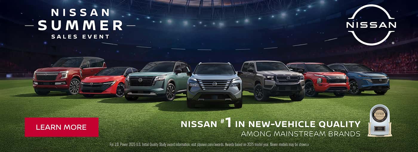 2026 July Nissan Summer Sales Event Banner