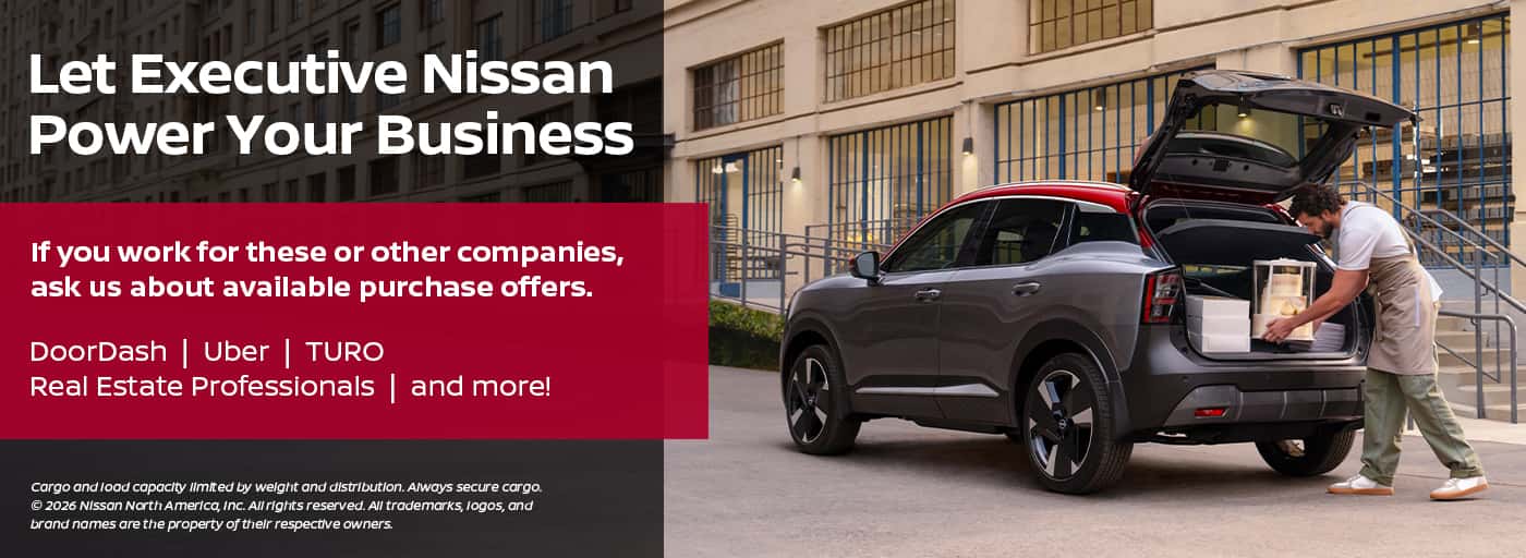 2026 Nissan Power Your Business Banner