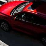 overhead view of red 2019 Mazda CX-5