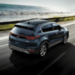 2020 Kia Sportage driving down road