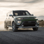2020 Kia Soul driving off road